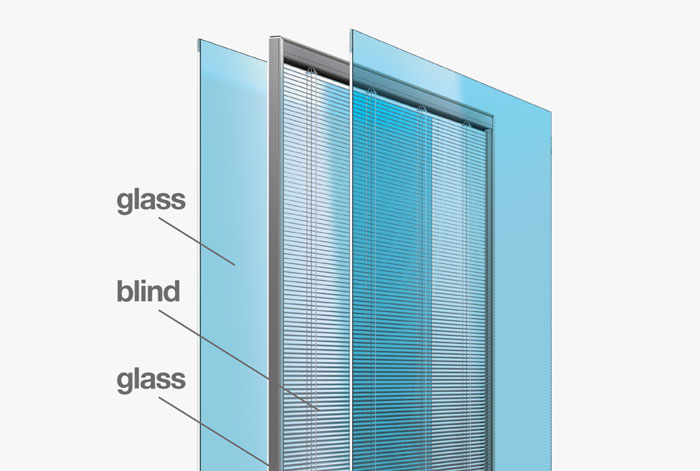 Integral blinds diagram
